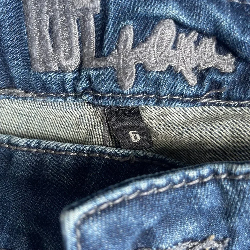 Kut From The Kloth Farrah Baby Bootcut Mid-Rise Jean Size 6 Inseam 28.5" - Picture 4 of 11